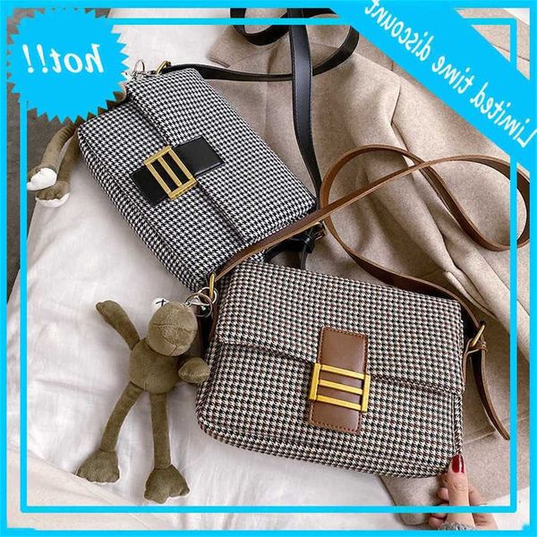 

new winter vintage shoulder crossbody for women 2020 fashion canvas handbags ladies messenger bags female purses