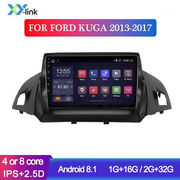 

9 inch android 8.1 car dvd multimedia player for kuga 2013-2017 car radio stereo head unit gps navigation accessories usb1