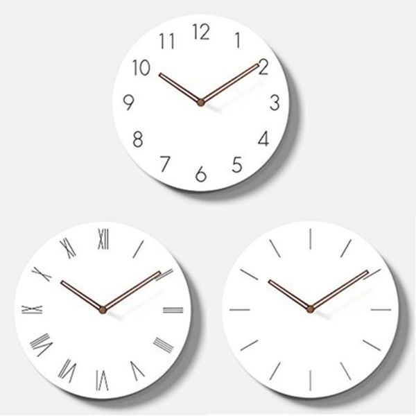 

3d diy large wall clock fashionable simple silent wall clocks for home decor clock quartz modern timer living room stickers