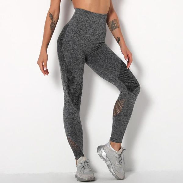 

women yoga leggings high waist sport pants squat proof yoga pants hollow out workout fitness tights tummy control gym, White;red