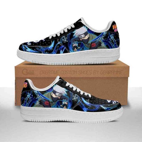 

diy shoes diy anime kakashi sneakers custom leather casual running sport walking lightweight tennis sho