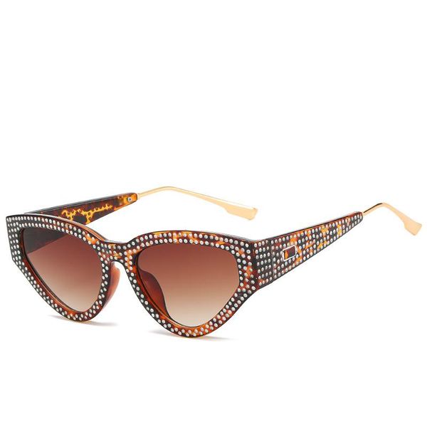

dcm fashion mirror female new shades eye sun rhinestone imitation 2020 brand glasses eyewear uv400 women cat sunglasses designer ccofi, White;black
