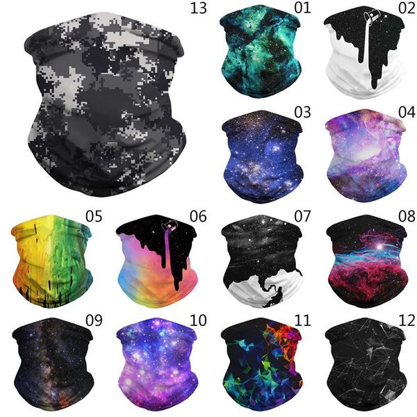 

cycling caps & masks 1pc motorcycle mouth cover neck tube scarf bandana head face mask hiking for women/men, Black