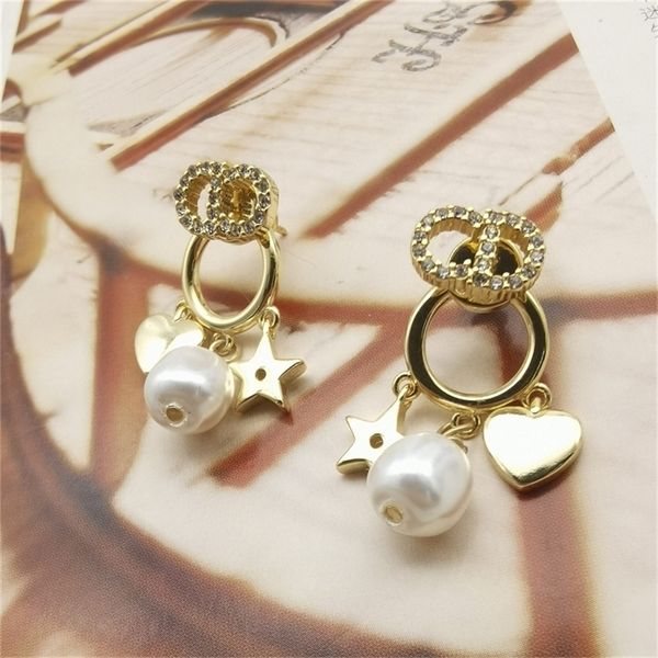 

87% off wholesale shop family family high version light luxury tassel earrings pearl small fragrance high sense earrings for women, Golden