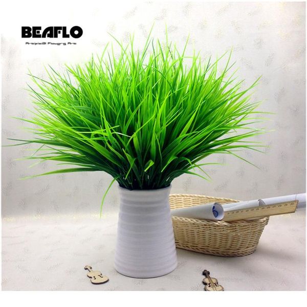 

1 шт. искусственный пластик 7 филиалов трава завод поддельных цветок свадьба цветочная композиция рождественские дома de jlljnp