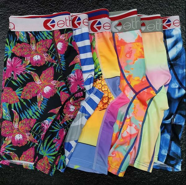 

promotion random styles ethika men's boxer underwear sports hip hop rock beach underwear skateboard street fashion quick dry s434, Black;white