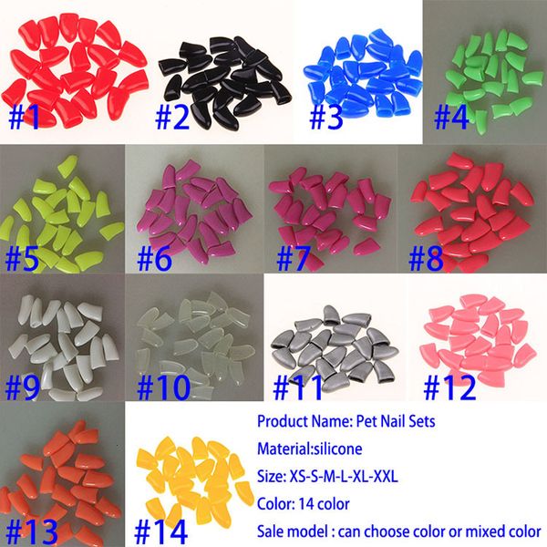 

new colorful pet nail sets send glue fashion novelty cat dog armor products wx-g09