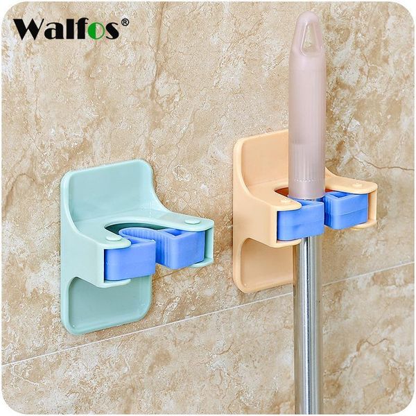 

hooks & rails walfos house clip mop none trace holder bathroom rack1