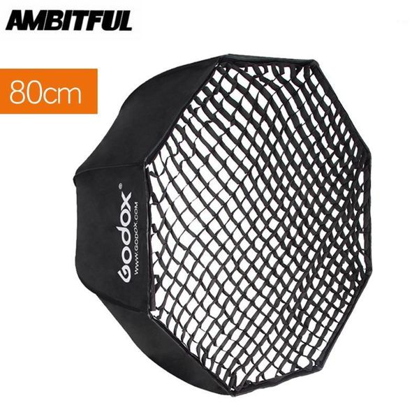 

godox portable 80cm 32" umbrella + honeycomb grid octagon softbox reflector honeycomb softbox for flash speedlight1