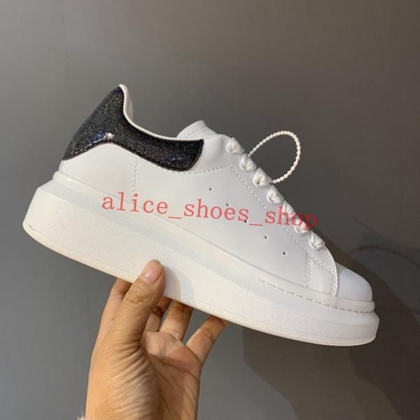 

2021 luxe designer men's and women's leather flat shoes platform sneakers fashionable colorful heel flat shoes size 35-45, Black;red