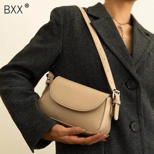 

cross body [bxx] ladies vintage pu leather bags for women 2021 fashion crossbody shoulder bag lady trend handbags and purses hq642