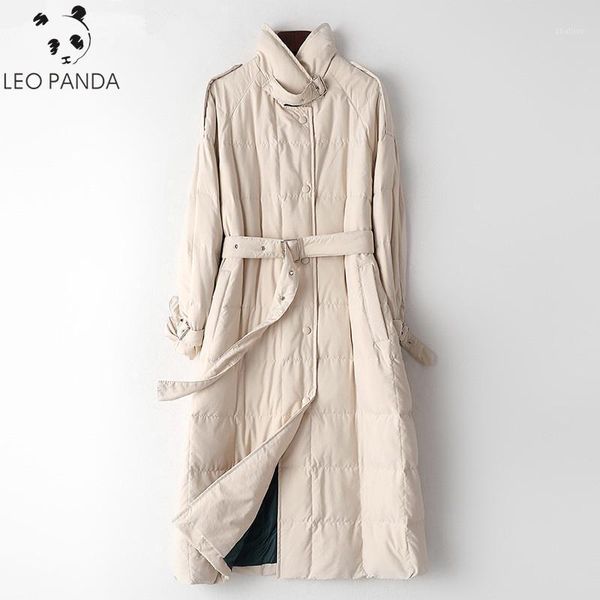

women's down & parkas women jacket 2021 winter coat clothes fashion vintage parka long manteau femme1, Black