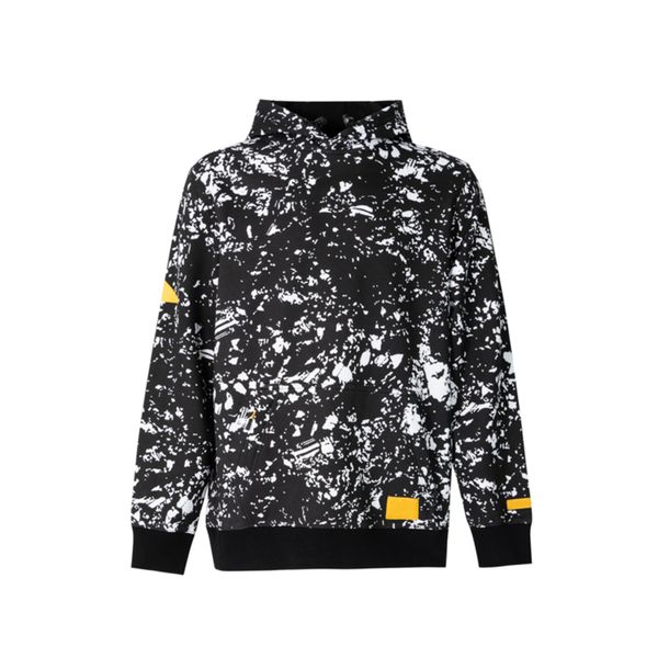 

custom crop pullover black and white camouflage mens hoodie sweatshirt