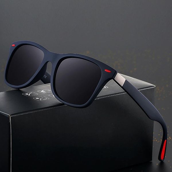 

sunglasses brand design polarized classic men women driving square sun glasses male goggle uv400 eyewear shades gafas de sol, White;black