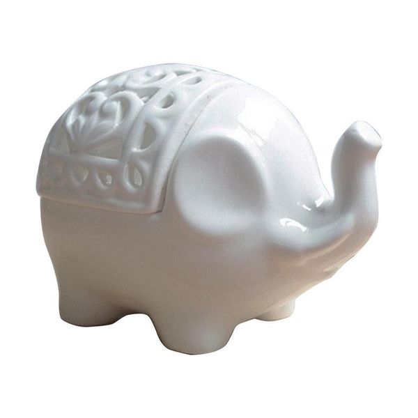 

aromatherapy machine ceramic elephant hollow candlestick vaporizer crafts jewelry household decorative burner aromatherapy machine wmtsyu