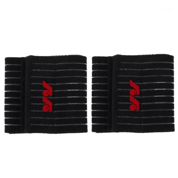 

elbow & knee pads 1 pair professional wrist brace durable athletic wristband exercise brace1, Black;gray