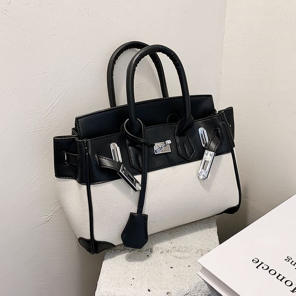

bag womens bag 2020 new trendy fashion trending birkin bag large capacity hand-carrying big shoulder crossbody canvas