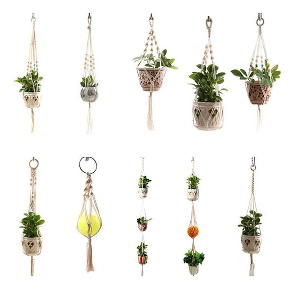 

горячие продажи 100% macrame handmade makrame handmade makrame hander hander hander flower / pot hander для украшения стены округ wmtvmb