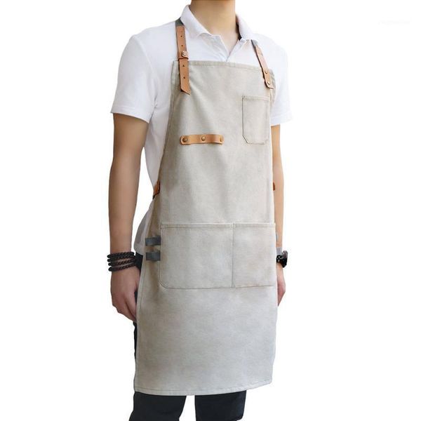 

aprons waterproof oil cooking apron for women men kitchen bib dishwashing cleaning painting gardening woodworking equipment1