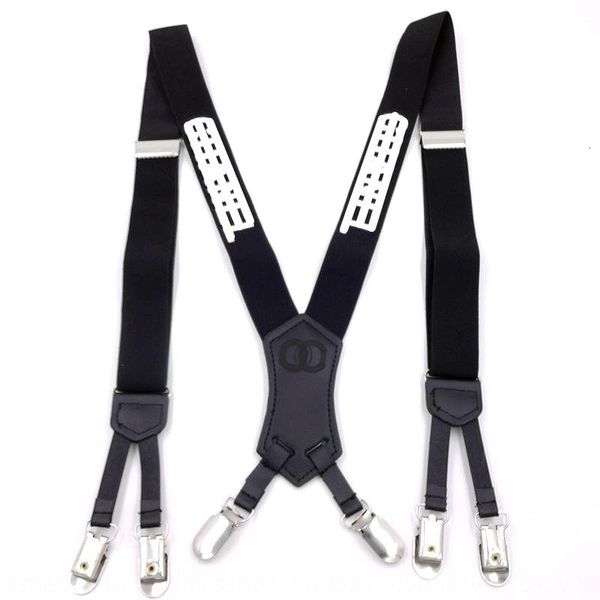 

115cm printed s men's six-clip * featured straps ribbon shoulder 3.0 wide strap vzp3a, Black;white