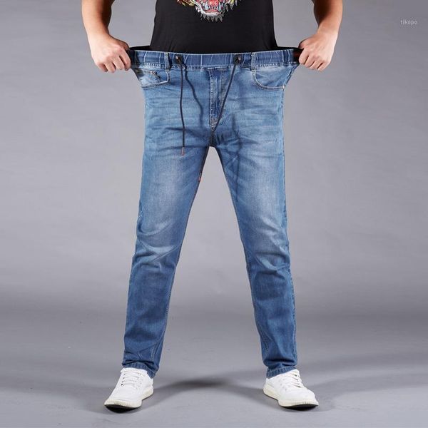 

spring and autumn large jeans for men1, Blue