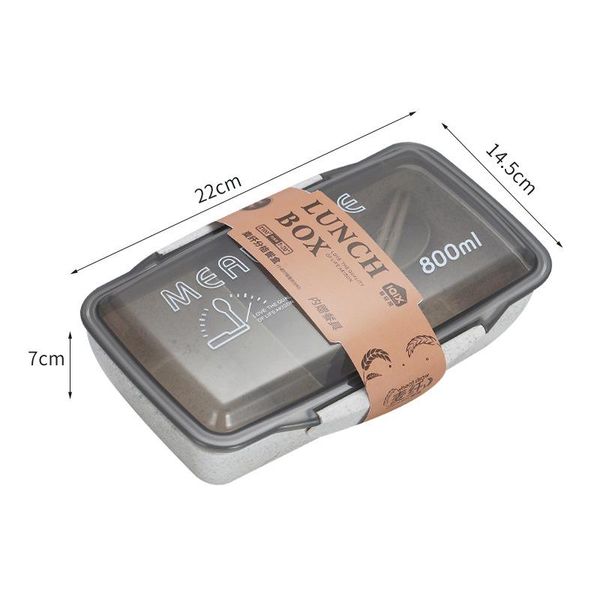 

oneup wheat straw bento box japanese style compartment bento box 2020microwaveable heating kitchen food container gift tableware bbyzgj