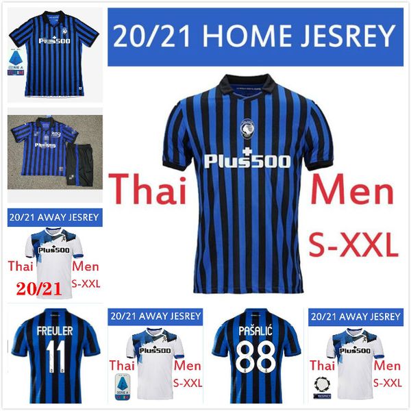

20 21 atalanta 2021 atalanta b.c. soccer jersey #10 piccini 21# gomez #72 ilicic 20 21 men maglietta da calciatore, Black;yellow