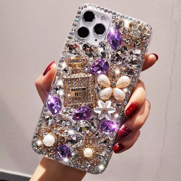

luxury bling glitter phone crystal diamond ball pendant case cover iphone 12 mini 11 pro xs max xr x 8 7 plus samsung galaxy note 20 s20