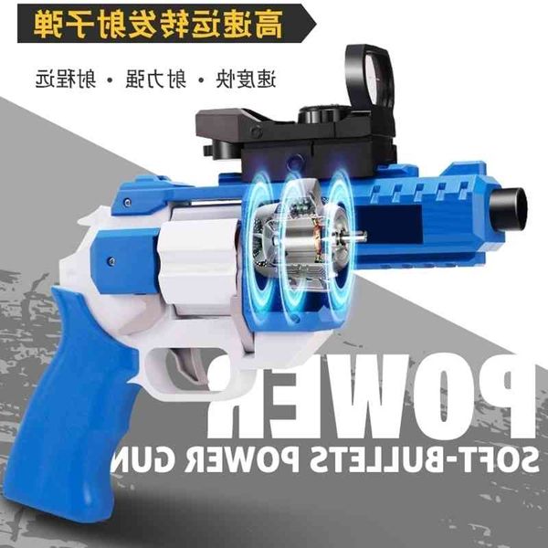

23children's electric continuous soft bullet left wheel toy hand small simulation model boy sniper sucker gun