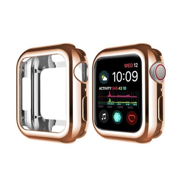 

часы крышка чехол для часов 5 4 40 мм 44 мм защитный защитный tpu slim soft для iwatch series 3 2 1 38 мм jllwak