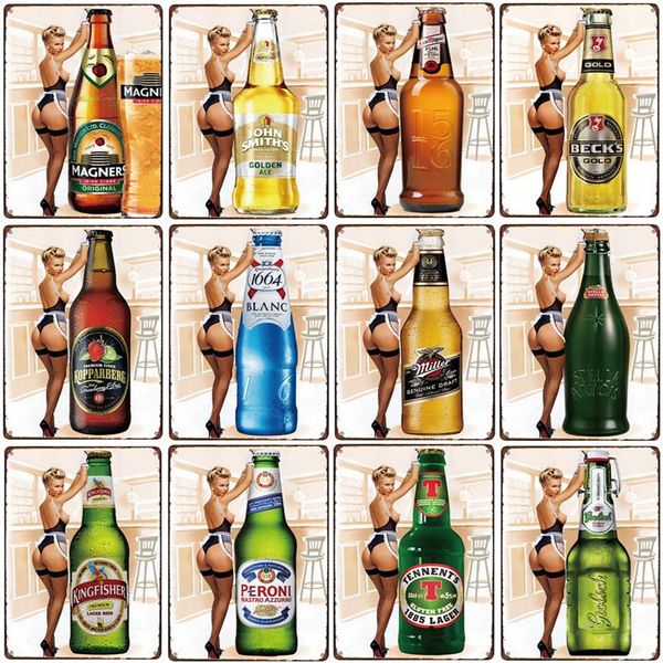 

metal sign poster 20x30cm retro jack wine and beer cheers bar metal signs retro iron painting decor wall of pub cafe ing