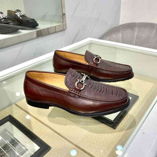

mens walking genuine leather flats male brand designer formal wedding party business dress shoes size 38-45, Black