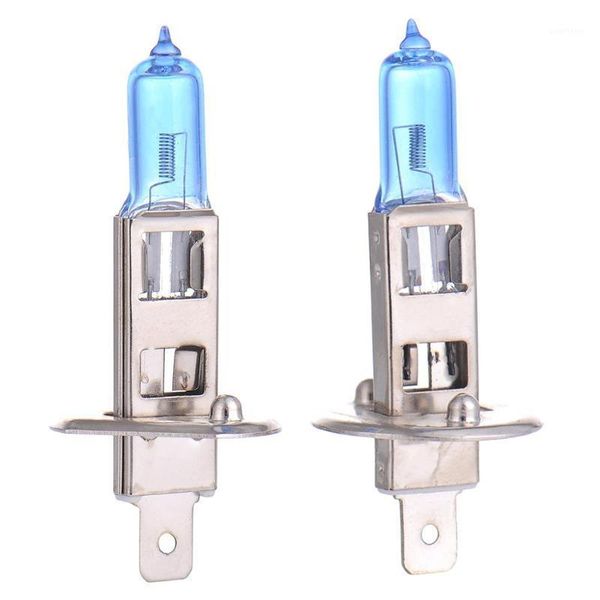 

12v 100w h1 halogen lamp 2 pcs super bright white car halogen bulb car headlight light lamp bulbs styling