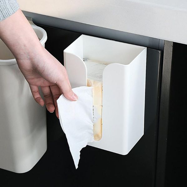 

tissue boxes & napkins high rating toilet box pure color punch-paste-type reel rectangular plastic paper case container 1