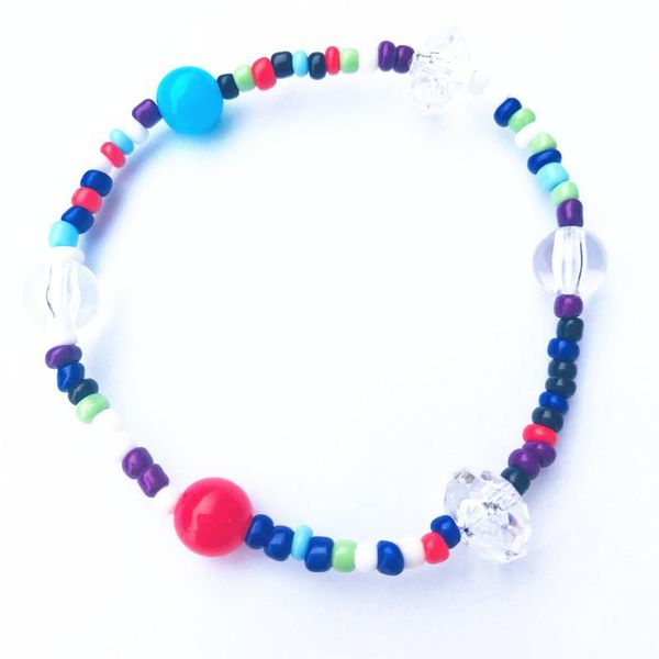 

beaded, strands kpop bangtan boys crystal beads bracelet jungkook elastic for women men handmade jewelry, Black