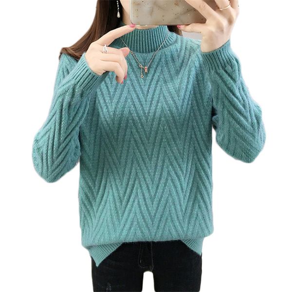 

2021 new short, white female new korean fashion khaki long sleeve pullover sweater vest lj061, White;black