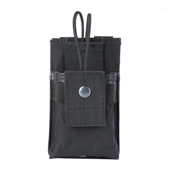 

outdoor bags system bag tactical vest belt backpack hanging phone waist pouch case holder walkie-talkie keys 1pc1