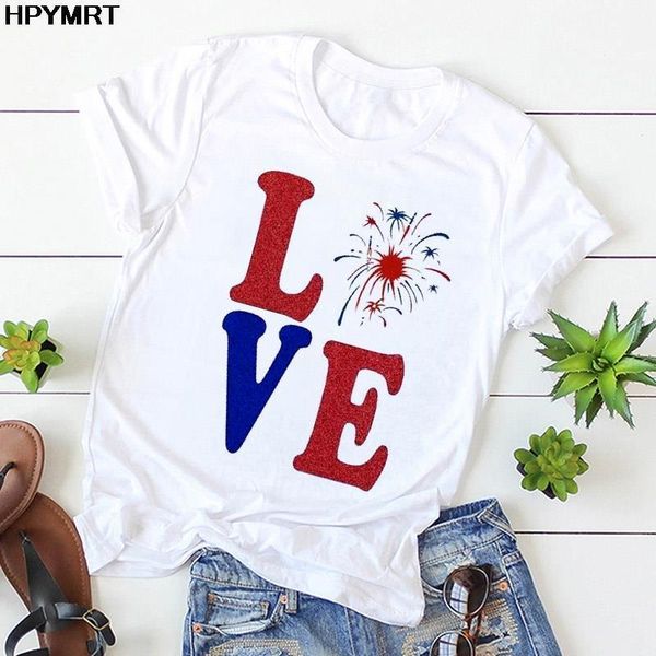 

2021 new summer love letter print t shirt women couples lovers female t-shirt harajuku casual white tshirt clothing fashion