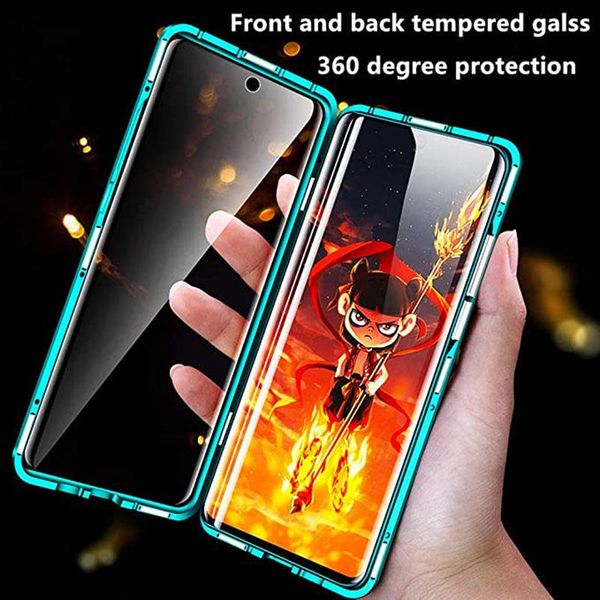 

magnetic metal case for samsung galaxy s20 fe a51 a71 s8 s9 s10 plus a50 a70 a21s a10 m31 a30s a11 h sqcqgl