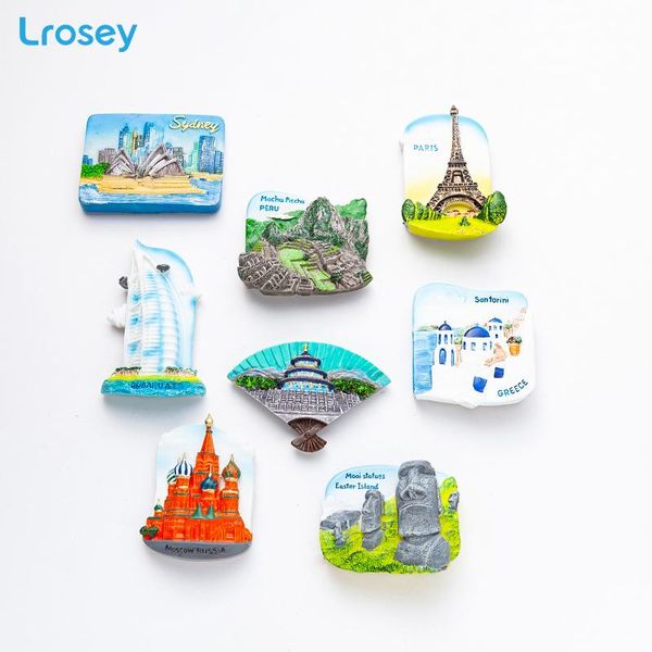 

магнит на холодильниках сувенир греция парижская смола холодильник магнитный наклейка дубай сидней домашний декор кухонные украшения аксессу