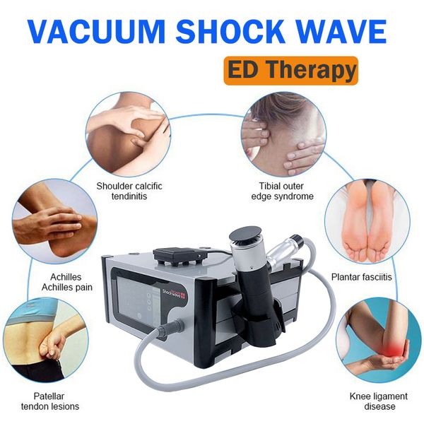 Máquina de terapia fiticao do shockwave da sucção de vácuo portátil para a máquina da terapia do choque de choque físico da redução de celulite para a remoção de gordura corporal