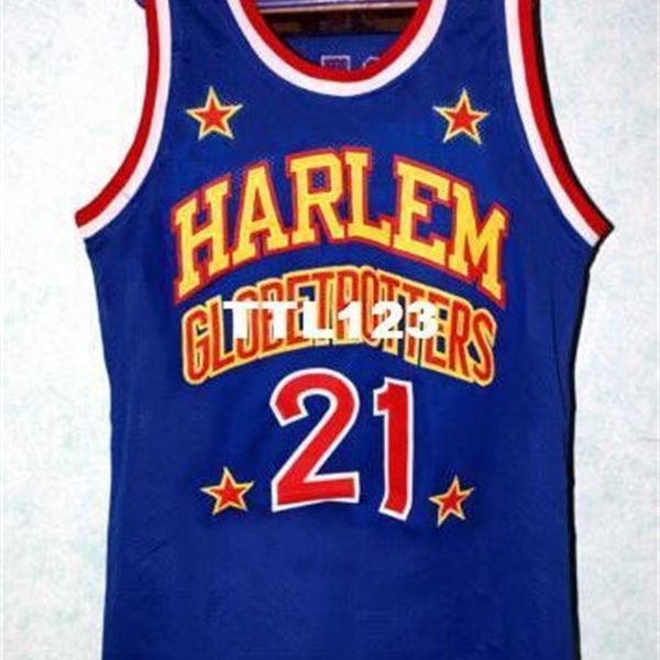 

vintage #21 custom any name, any # harlem globetrotters jersey special k high school college jersey size s-4xl or custom any name or number, Black