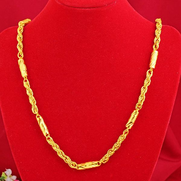 

not fade forever 18k gold filled necklace bijoux femme collares naszyjnik silver 925 jewelry bizuteria solid 18 k gold jewelry