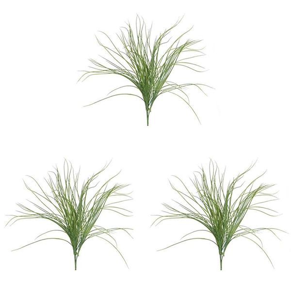 

3pcs simulation plant spring grass leek leaf plant wall bunch project arrangement flower arrangement leaf material