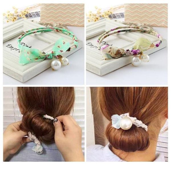 

woman donuts bud head band ball french twist magic diy tool hair bun maker sweet dish made hair band hair acc jllkru