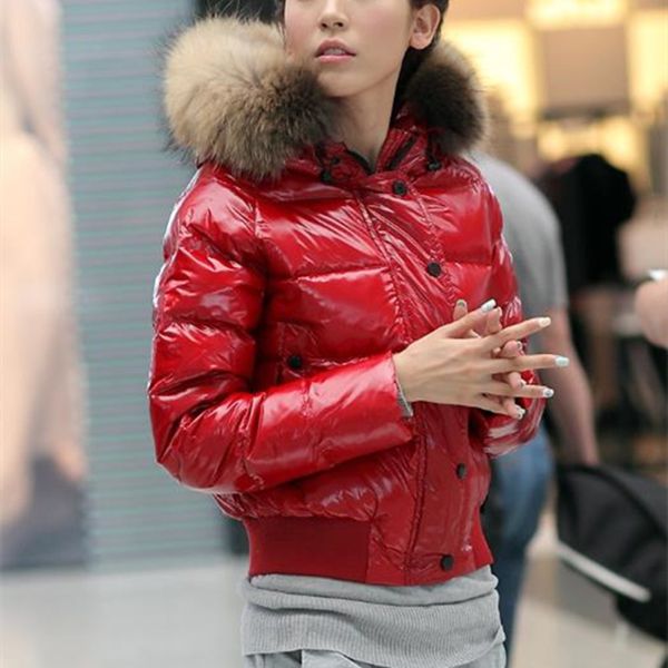 

women winter jacket silver shiny down jacket winter coat new women winter casual outdoor warm outwear thicken short jacket, Black