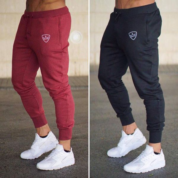 

новые пробежки брюки мужские фитнес-трековые брюки брюки беговые брюки мужские бежевые хлопковые спортивные штаны случайные тонкие, Black