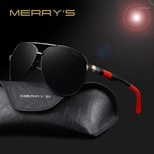 

wholesale-merry's 2016 selling brand sunglasses men hd polarized driving mens sun glasses design with original case s84041, White;black
