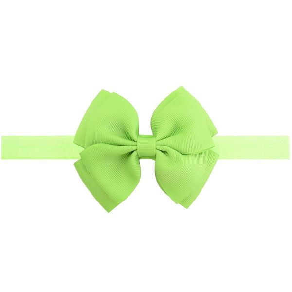 

1piece sweet color kids bow headband solid ribbon bows with thin hairband pgraphy props girls bow tiara headwrap 787 q wmtskw