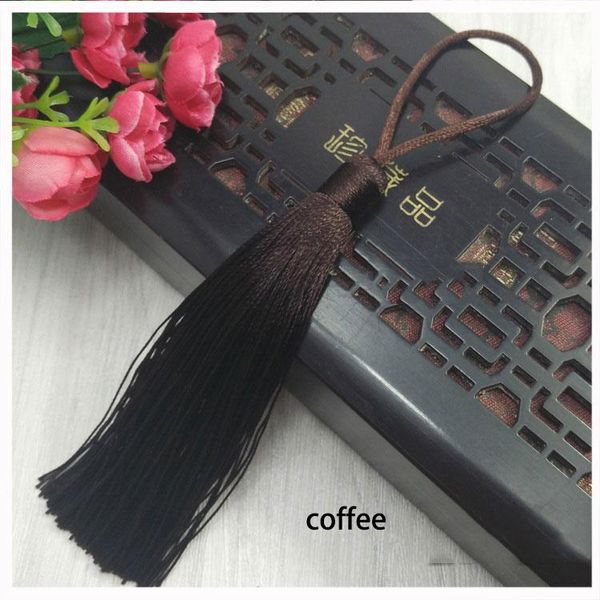 

12pcs lot 12cm tassel hanging rope silk fringe tassel decorative tassels for sewing curtains garment home decoration accessories h jllekf